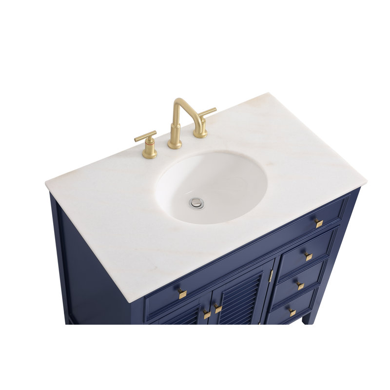 Rosecliff Heights Adelbert 36'' Freestanding Single Bathroom Vanity